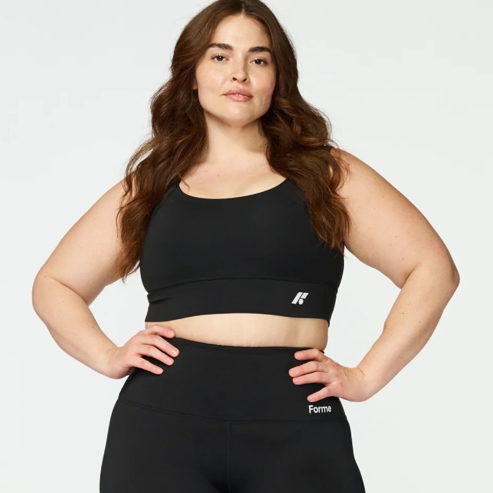 Forme Black Sports Bra